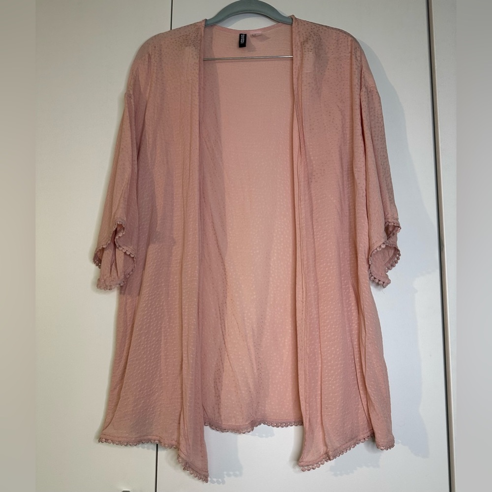 Divided (H&M) dusty pink cover-up. Size M